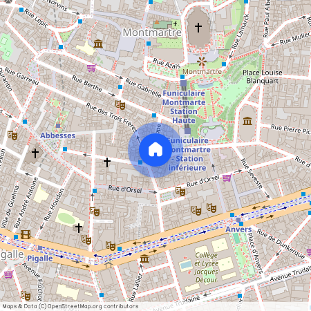 Appartement à louer rue Tardieu, Paris 18ème