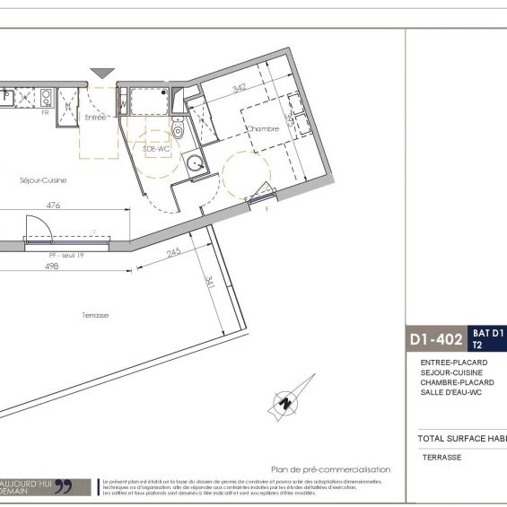 Location Appartement 2 pièces 45m² JUVIGNAC 34990 - Photo 1