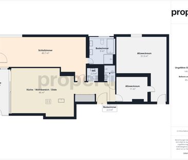 2.5 Zimmer, 102 m², EG - Foto 1