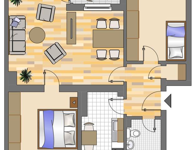 Demnächst frei! 3-Zimmer-Wohnung in Gladbeck Brauck - Foto 1