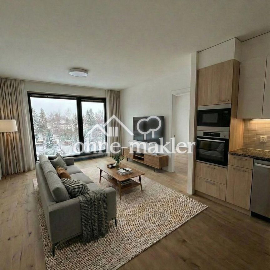 Erstbezug an der Dahme – 2-Zimmer-Neubau mit Südbalkon, Parkett und Fußbodenheizung (4) - Foto 1