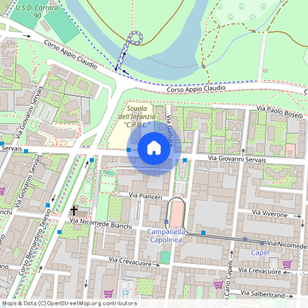 Via Giovanni Servais, Turin, Piedmont 10146