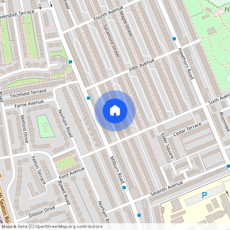 2 bed terraced house to rent in NE63