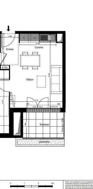 Location Appartement 2 pièces 38m² COULOMMIERS 77120 - Photo 2