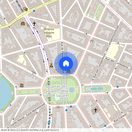 Rue de Pavie, 1, 5, 1000, Bruxelles