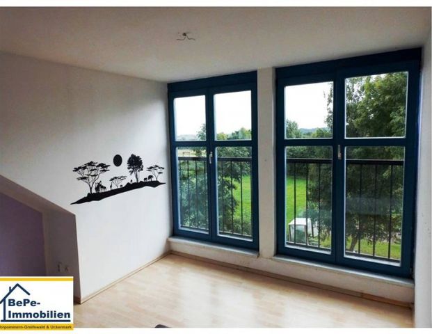 Helle 4- Raumwohnung im Herzen der Uckermark zu vermieten + Gartenmitbenutzung - Foto 1