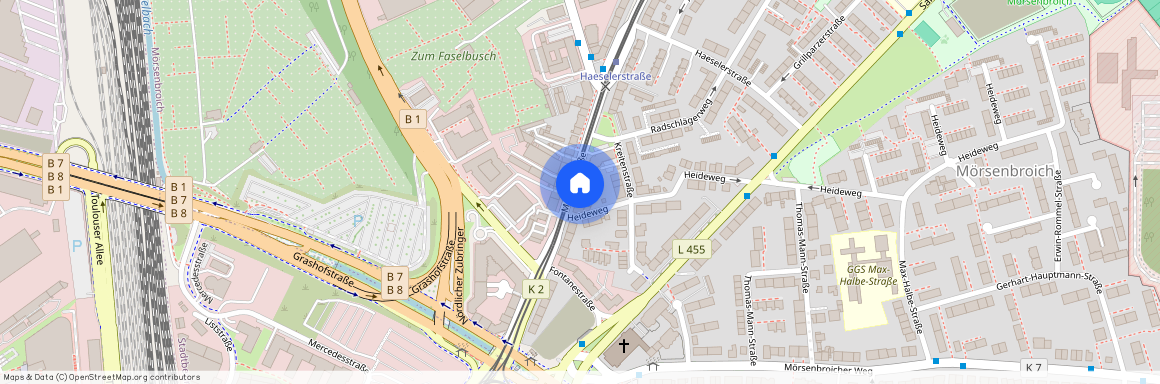 Münsterstraße 355, 40470 Düsseldorf - Grafenberg