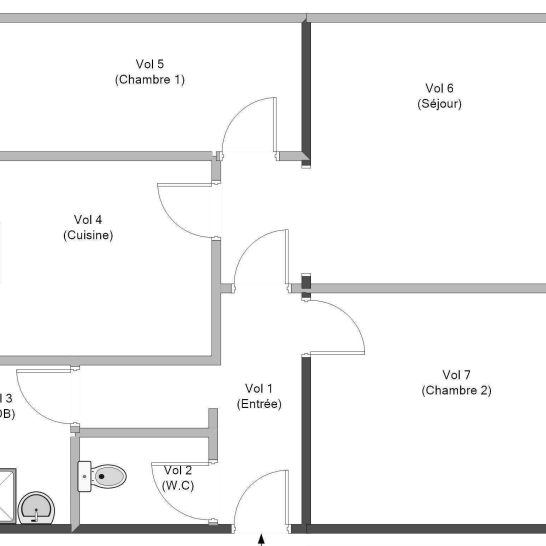 Location – Appartement T3 – 56.51m2 – Creutzwald - Photo 2