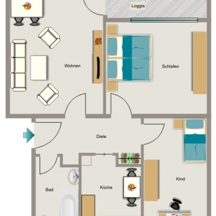 Bernsteinstraße 12, 47445 Moers - Photo 1