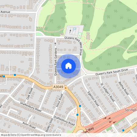 Queens Park Road, Bournemouth, BH8