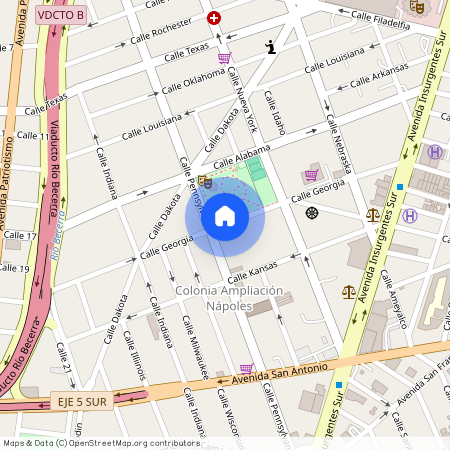 Se departamento Georgia, Colonia Napoles, C.P. 03810, Df / Cdmx