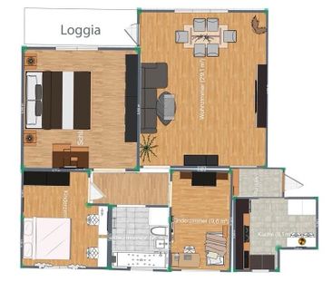 Schöne 4 Zimmer Wohnung im Zentrum von Bremen Neustadt - Foto 1