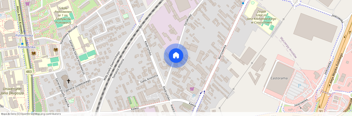 ul. Tartakowa, Stare Miasto, Częstochowa, śląskie
