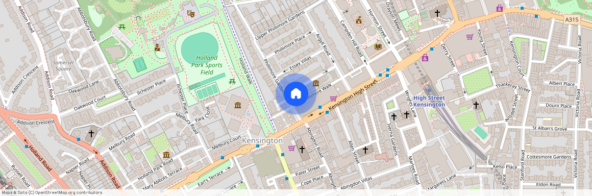 Phillimore Gardens, Kensington, London W8