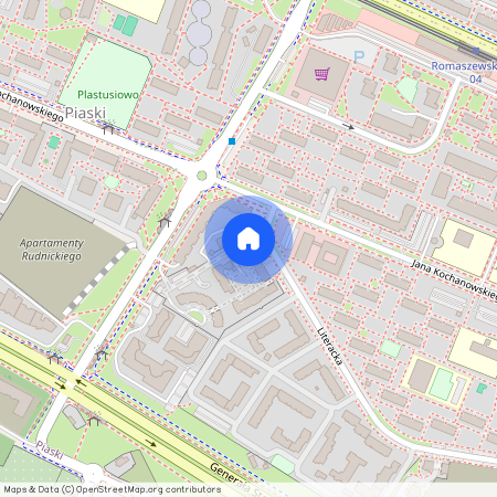 ul. gen. Klemensa Rudnickiego, Piaski, Bielany, Warszawa, mazowieckie