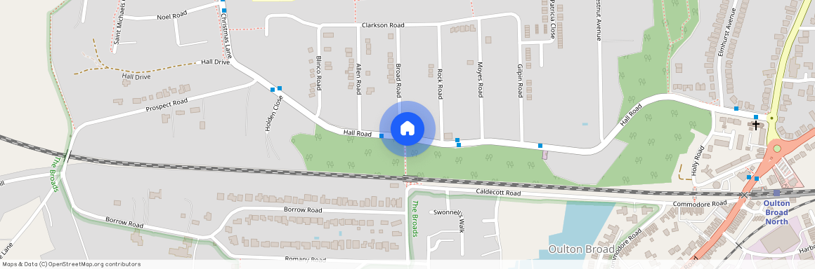 Hall Road, Oulton Broad, NR32