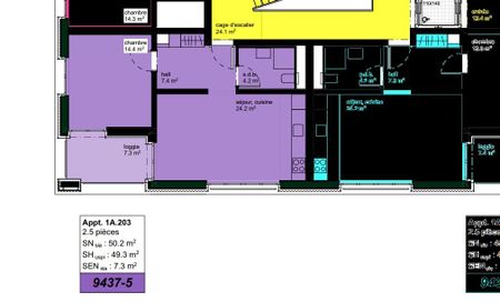 1A-203 - Très beau logement neuf de 2,5 pièces à louer courant avril 2026 - Photo 3