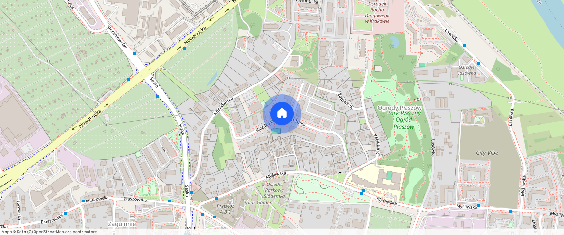 Płaszów, ks. Wincentego Turka, Kraków