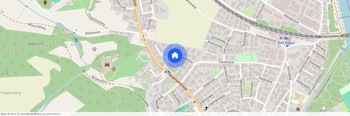 7310, Bad Ragaz, Spitzackerstrasse, 7