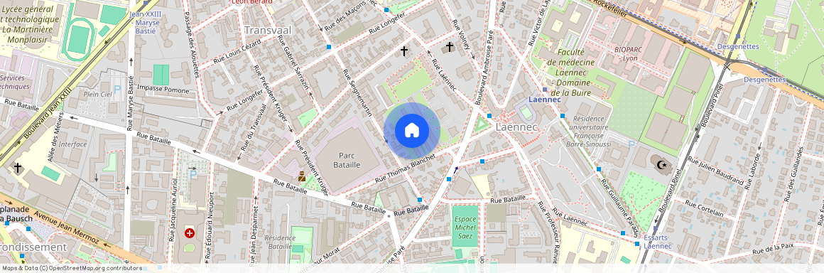 Rue Thomas Blanchet, Francja, Lyon