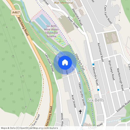 Upper Arail Street, Six Bells, Abertillery