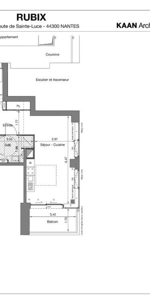 Appartement T1 à louer Nantes - 37 m² - Photo 1