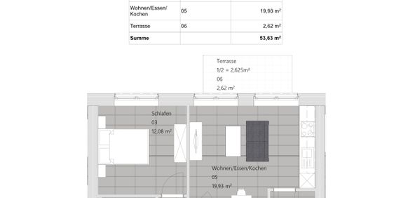 Neubau: Erdgeschosswohnung mit zwei Zimmern und Terrasse - Photo 2