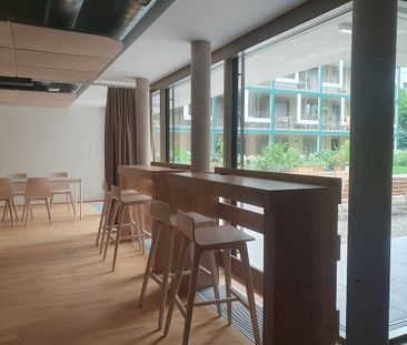 Grüne Oase 500m vom Zentrum – Innenhof mit großem Balkon, Fitness und Co-Working – Erstbezug & Warm - Photo 6