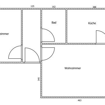 2-Raum in Velgast z.01.10.24 mit Balkon frei! Ggf. m. EBK! - Photo 1