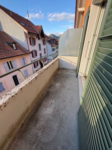 Charmant appartement de 3 pièces avec balcon à Vallorbe - Foto 5