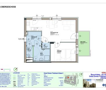 2-Zimmer-Wohnung mit Balkon, Top 7 - Foto 2