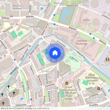 ul. Stare Domki, Śródmieście, Gdańsk, pomorskie