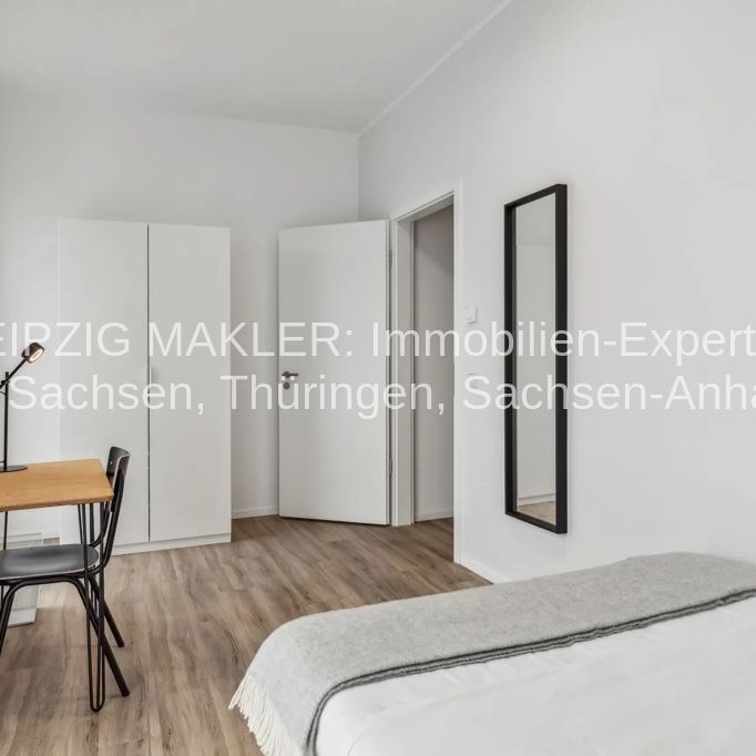 Schönes Zimmer in einem modernen 5-Raum Apartment mit allem inklusive im Zentrum von Leipzig - Photo 1
