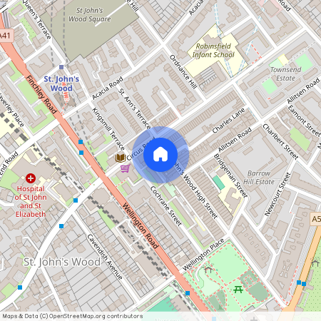 St. Johns Wood High Street, St. Johns Wood, London, NW8