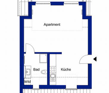 Exklusive Wohnung mit Einbauküche, Design-Bodenbelag und Stellplatz - Foto 6