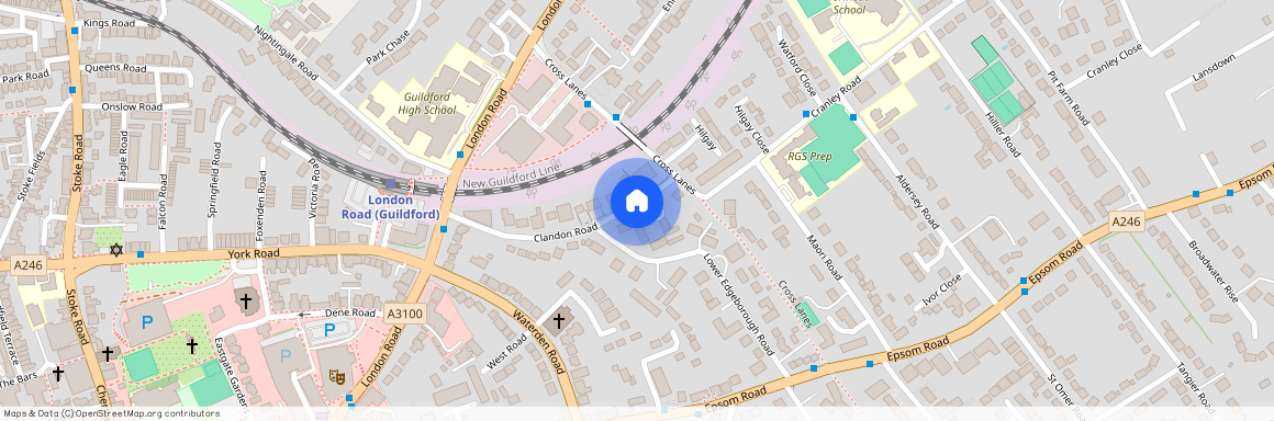 Clandon Road, Guildford, GU1 2EA, Surrey