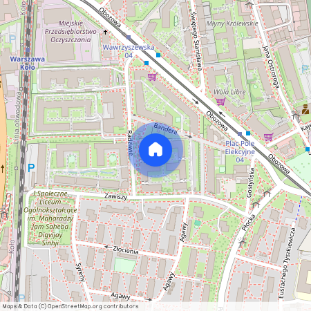 ul. Zawiszy, Młynów, Wola, Warszawa, mazowieckie