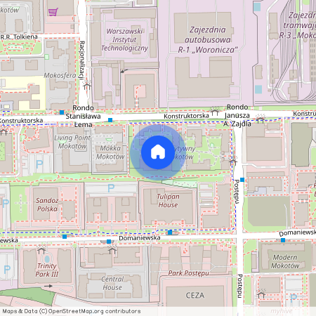 ul. Konstruktorska, Służewiec, Mokotów, Warszawa, mazowieckie