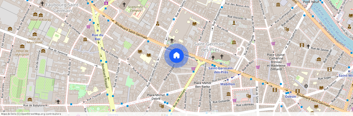 Appartement à louer rue du Dragon, Paris 6ème