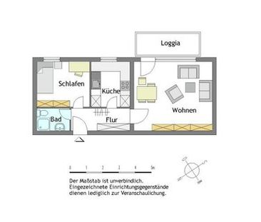 WBS erforderlich - 1-Zimmer-Wohnung in Mülheim-Saarn - Photo 1