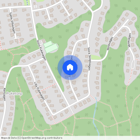 Lilla skogsvägen, Sävedalen