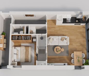 Appartement te huur: Heiligeweg 97-A 1561 DG Krommenie - Foto 1