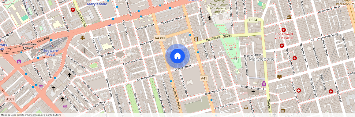 Montagu Mansions, Marylebone, London