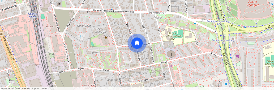 ul. ks. Jana Majdera, Przymorze Małe, Gdańsk, pomorskie
