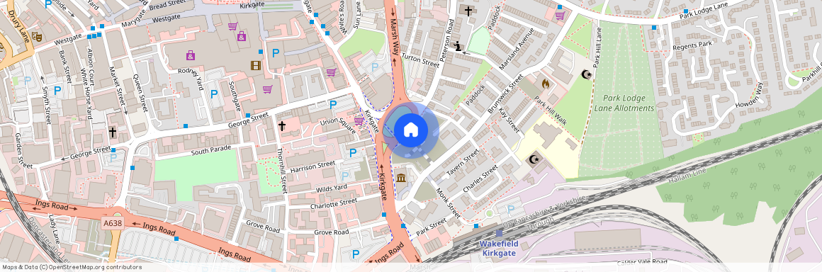 Kirkgate, Wakefield, West Yorkshire, UK, WF1