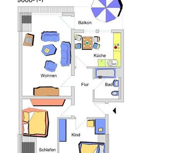 schöne Dachgeschoss-Wohnung in Scholven - Foto 1