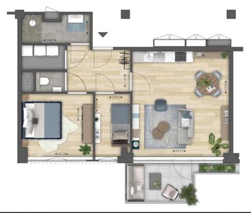 Appartement te huur: Melkemastate 2-A10 8925 AP Leeuwarden - Photo 3