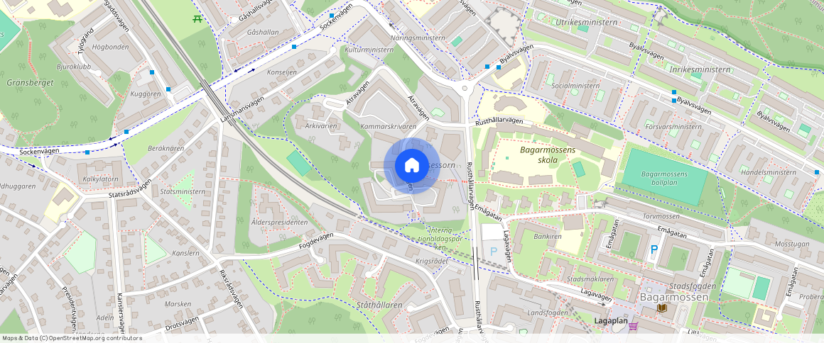 Nissastigen **, Bagarmossen