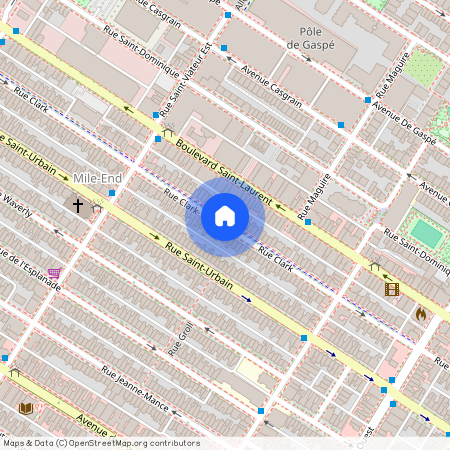 Rue Clark, H2T 2V2, Montréal