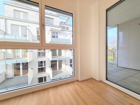 3-Zimmer-Neubauwohnung mit 32,43m² AUSSENFLÄCHE - Sonnig und Top-Ausstattung!!! - Foto 3